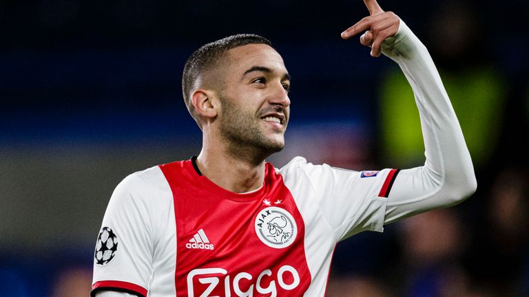 Pictured: Ajax's Hakim Ziyech