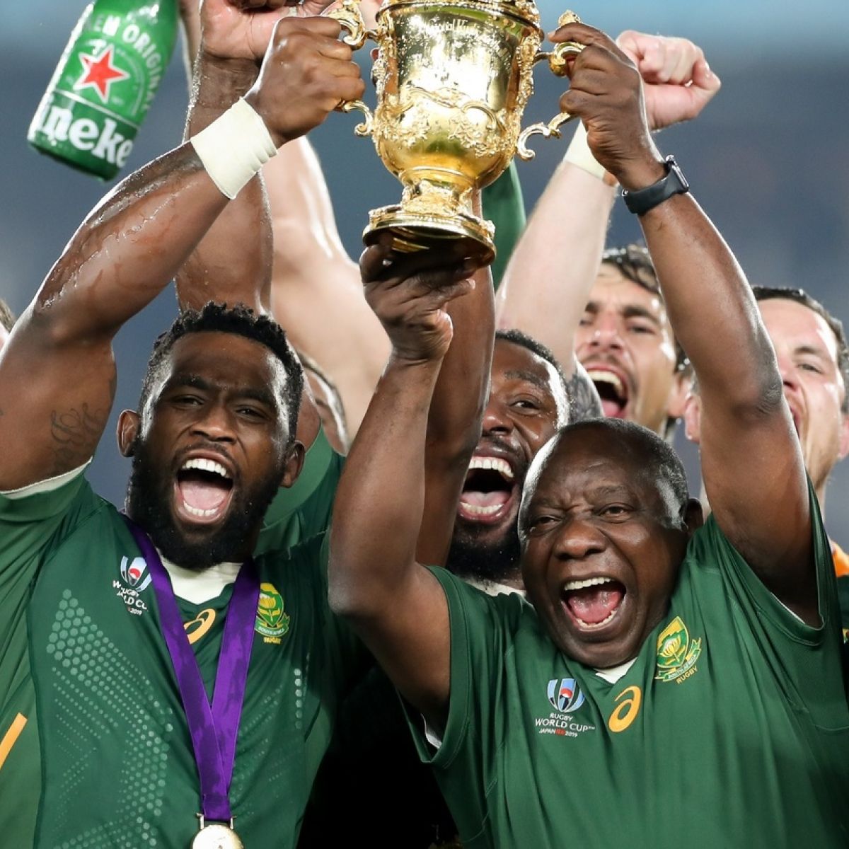 Springbok Captain Kolisi fights to help feed impoverished citizens