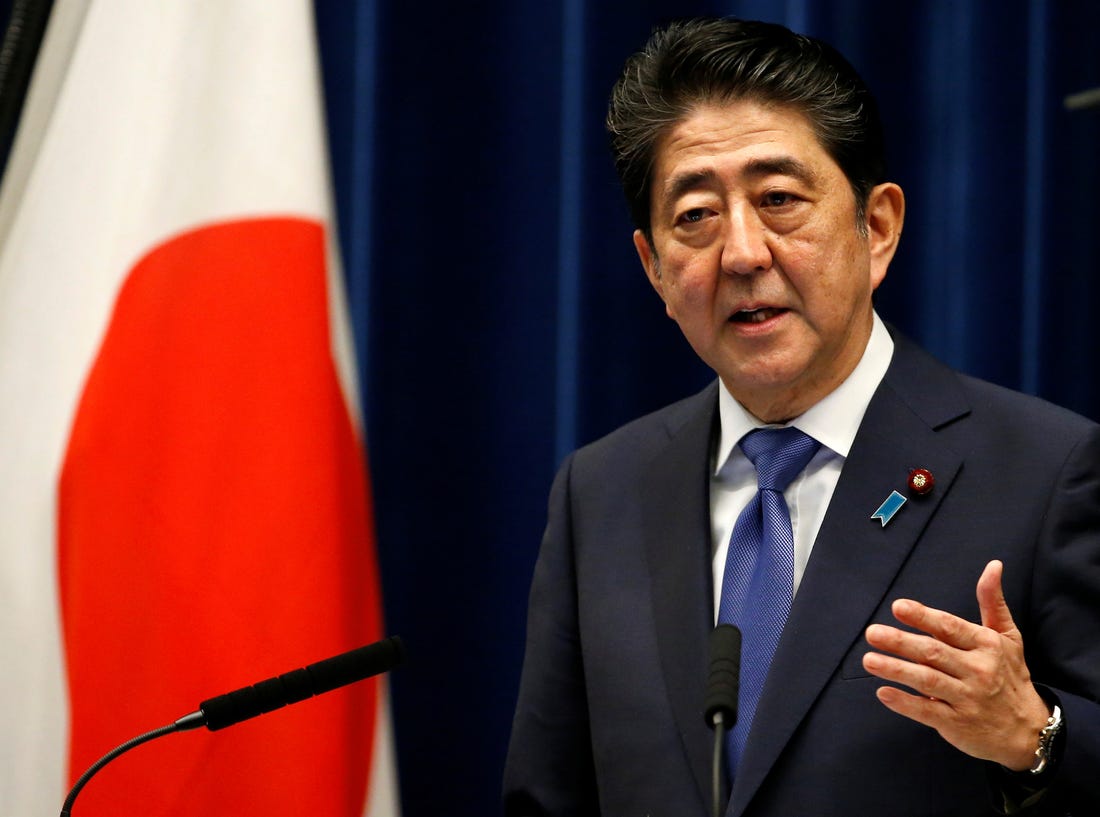 Japanese PM Abe resigns over worsening health