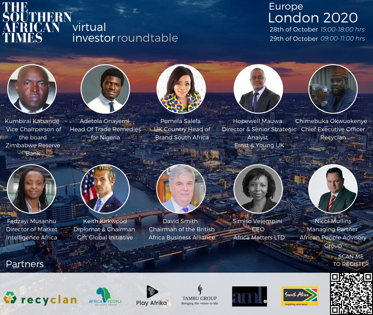 The Southern African Times kicks off its Two Day Virtual Investor Roundtable Today