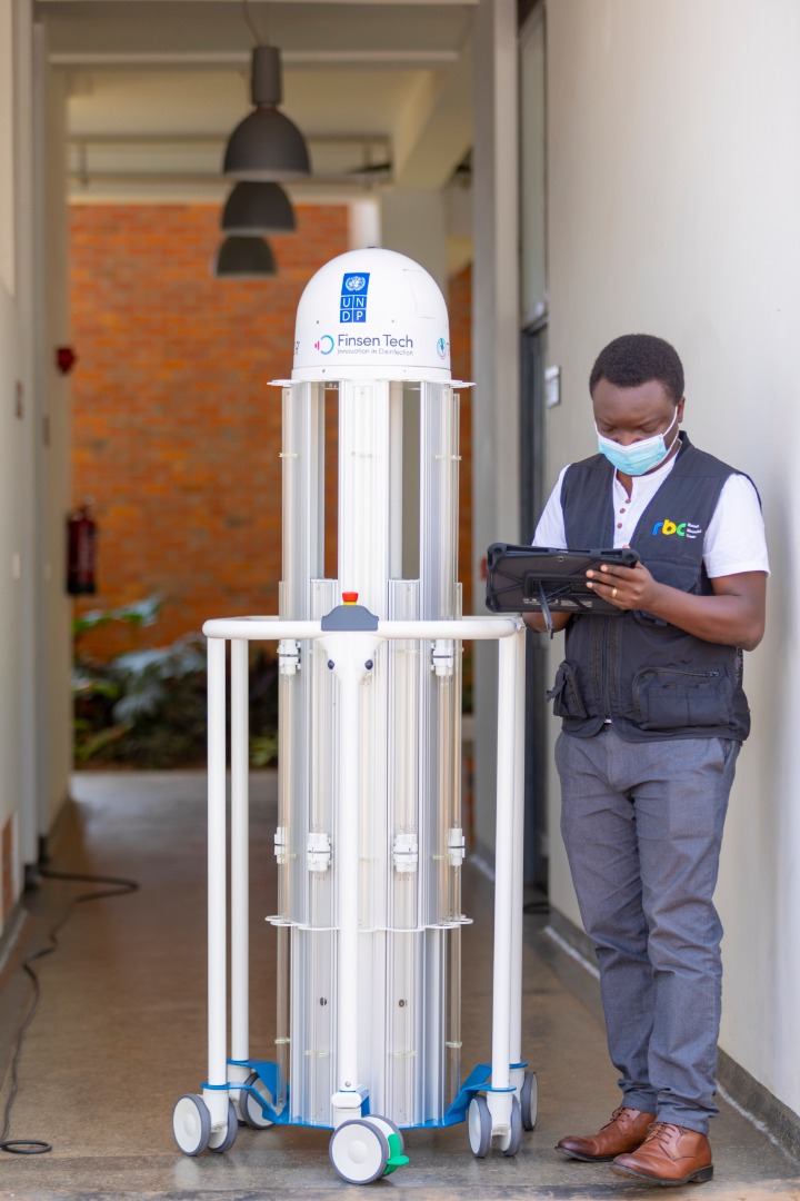 Rwanda receives UVC robots to help limit spread of COVID-19