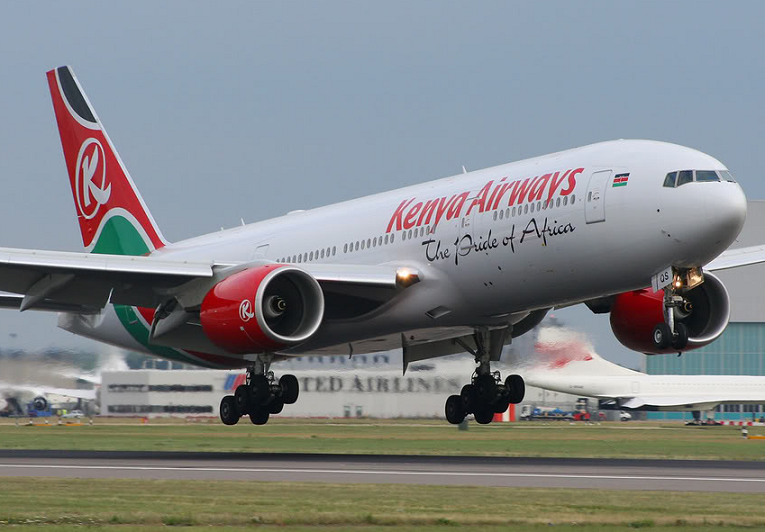 Kenya Airways suspends flights to the UK-Statement
