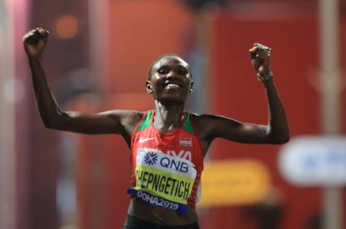 Kenya’s Ruth Chepngetich smashes world Half marathon Record