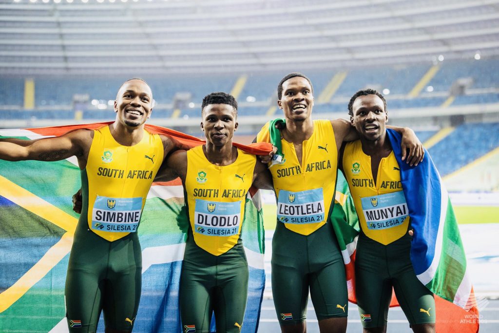 South Africa clinches 1st ever Gold medal in World Relays