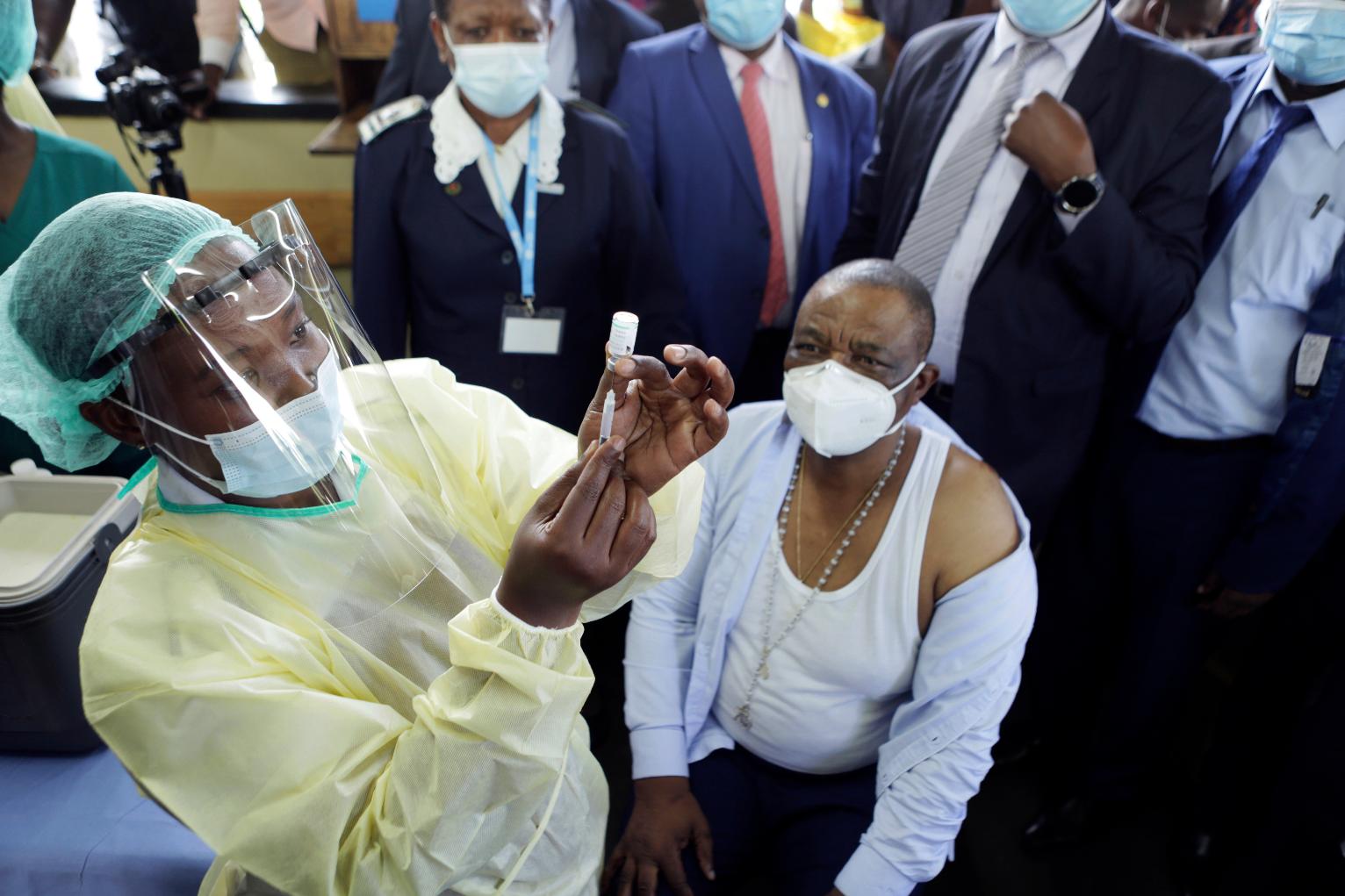 Zimbabwe expects 2.5 million COVID-19 vaccines by month end