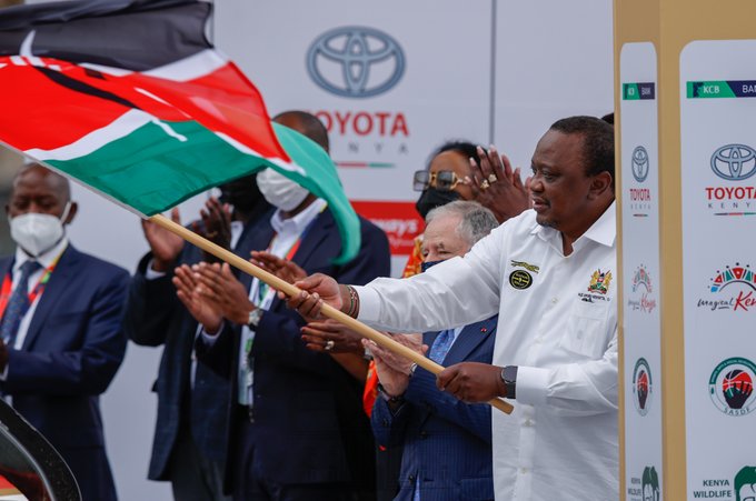 Kenyan President officially flags off WRC Safari Rally in Nairobi
