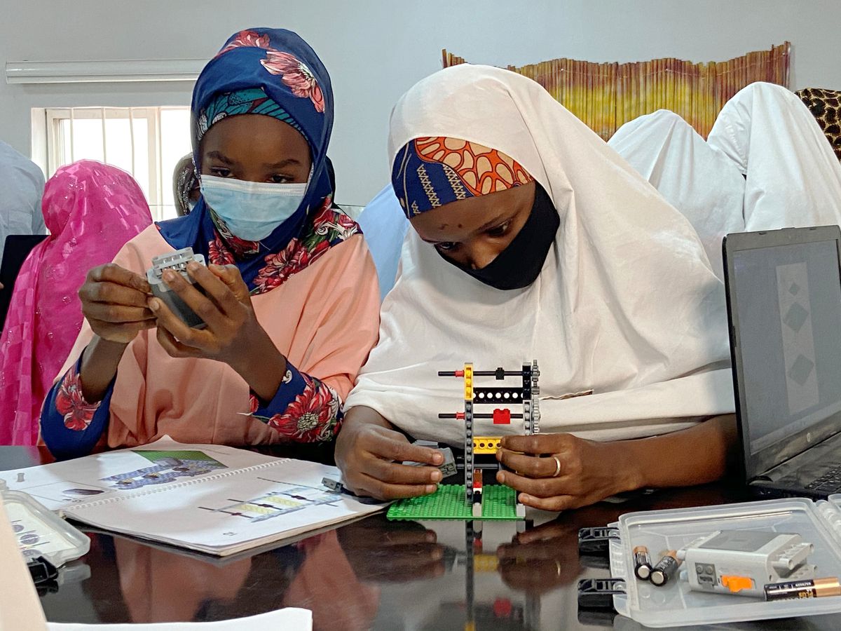 Teenage girls in northern Nigeria ‘open their minds’ with robotics