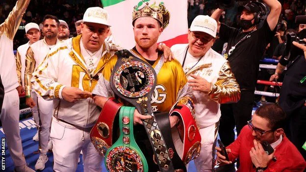 Saul ‘Canelo’ Alvarez beats Caleb Plant in Las Vegas to create boxing history