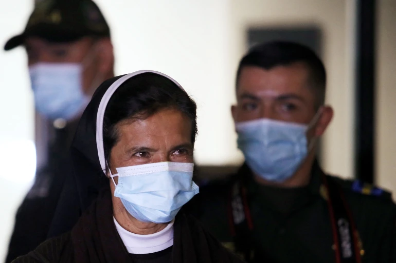 Colombia nun freed after 4-year captivity in Mali returns home