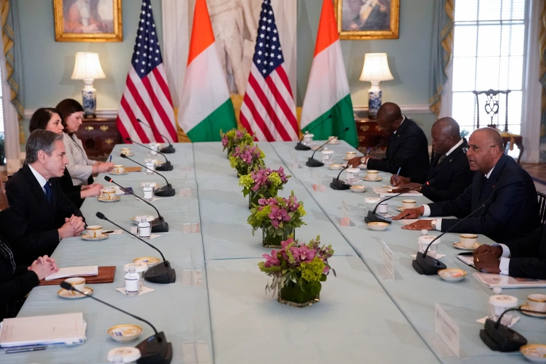 US’s Blinken meets Ivory Coast PM to discuss trade, security