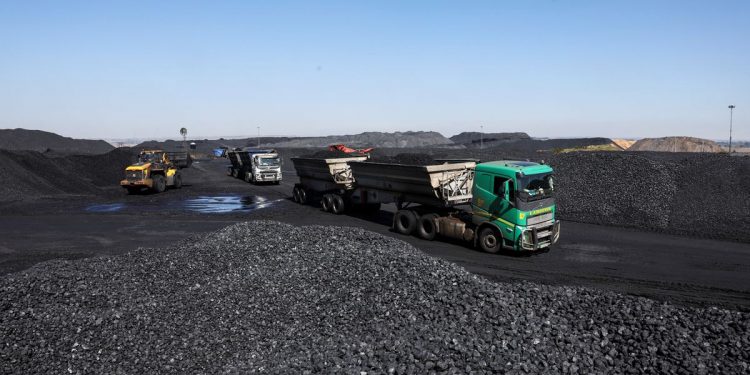 South African coal miners turn to trucks as rail service deteriorates