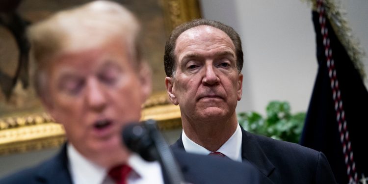 Pressure grows after World Bank chief dodges climate questions