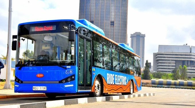 Electric mass transit bus debuts in Nairobi to kickstart a journey towards low emissions
