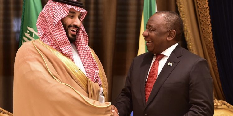 Ramaphosa shakes hands with Saudi Arabia in a massive push for renewable energy