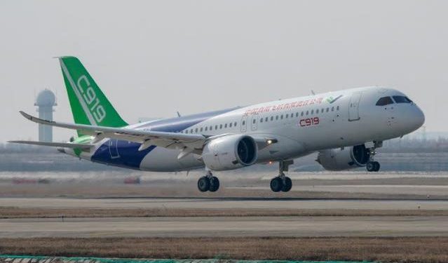 Nigeria would consider China’s C919 plane for new airline