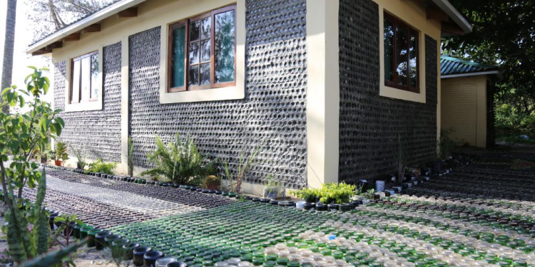 Feature: Mozambican environmentalist builds house with 200,000 recycled bottles