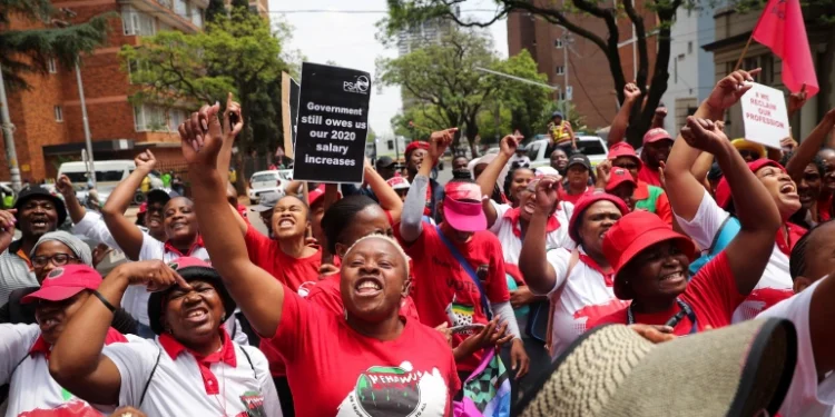 Thousands strike for wage increases in South Africa