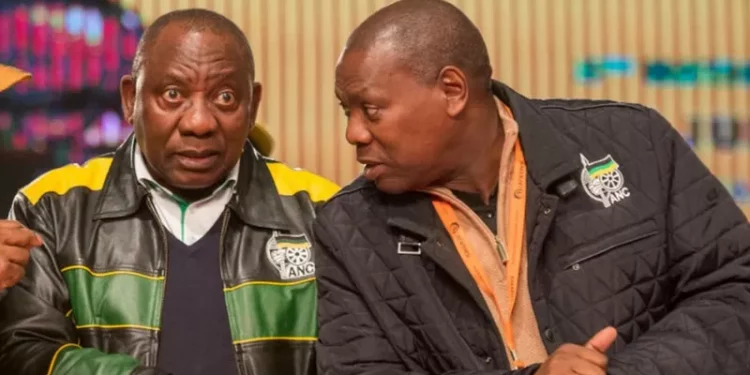 South Africa president Cyril Ramaphosa in tight party race