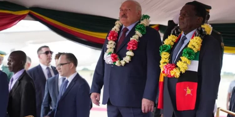 Belarus’ Lukashenko visits  Zimbabwe to strengthen Economic Ties