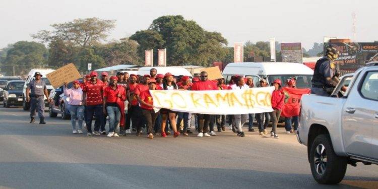 South African authorities arrest 87 ahead of anti-government protest