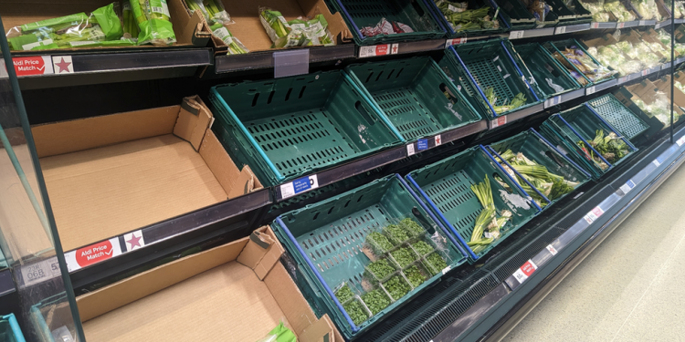 Britain has held down salad prices, Europe hasn’t, says minister