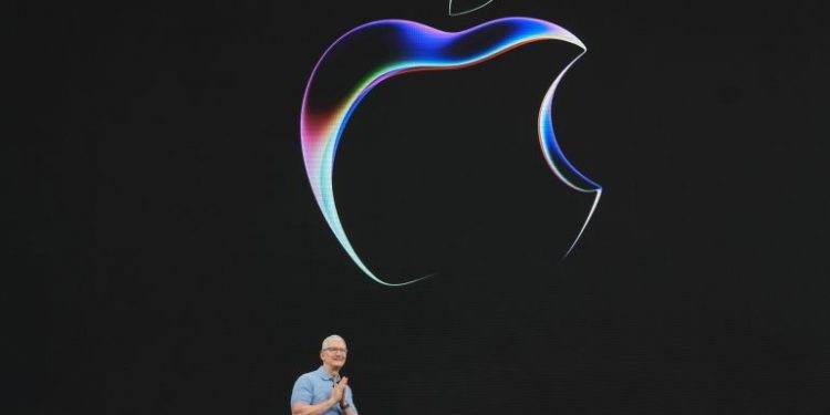 Apple’s market value ends above $3 trillion for the first time