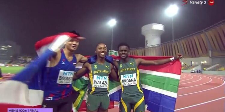 Bayanda Walaza Strikes Gold as Africans Dominate the Track