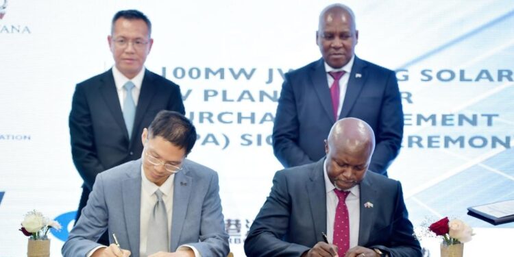 Botswana Signs Agreement for First 100 MW Solar Power Station