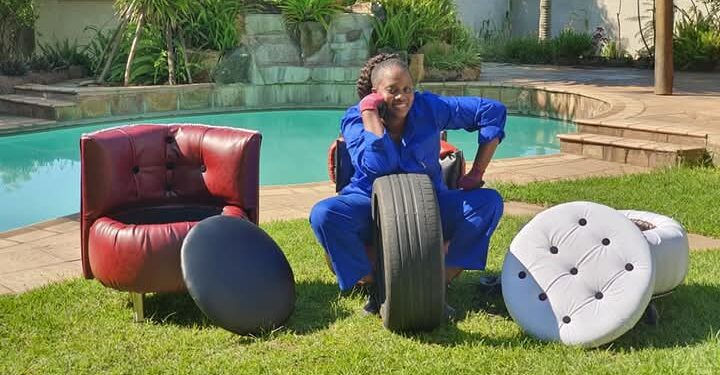 Namibian Entrepreneur Turns Tires Into Eco-Friendly Furniture