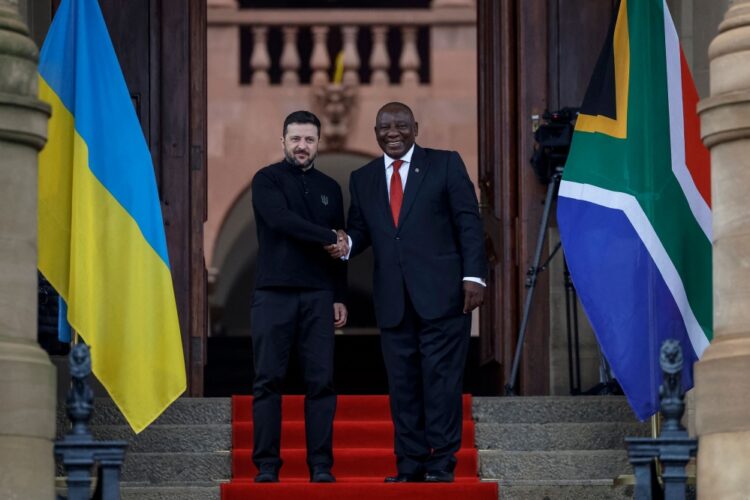 Ramaphosa Meets Zelensky in Pretoria for Talks on Ties and Peace Efforts