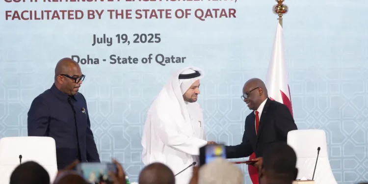 DR Congo and M23 Sign Landmark Declaration of Principles in Doha Peace Talks