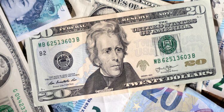 Dollar steadies as traders await Trump Zelenskiy talks and Fed signals