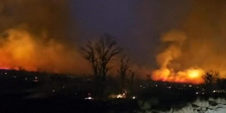 Wildfires Consume Over a Third of Namibia’s Etosha National Park