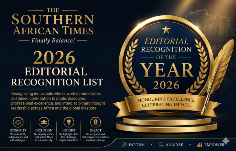 The Southern African Times Announces 2026 Editorial Recognition List (Shortlist Phase)