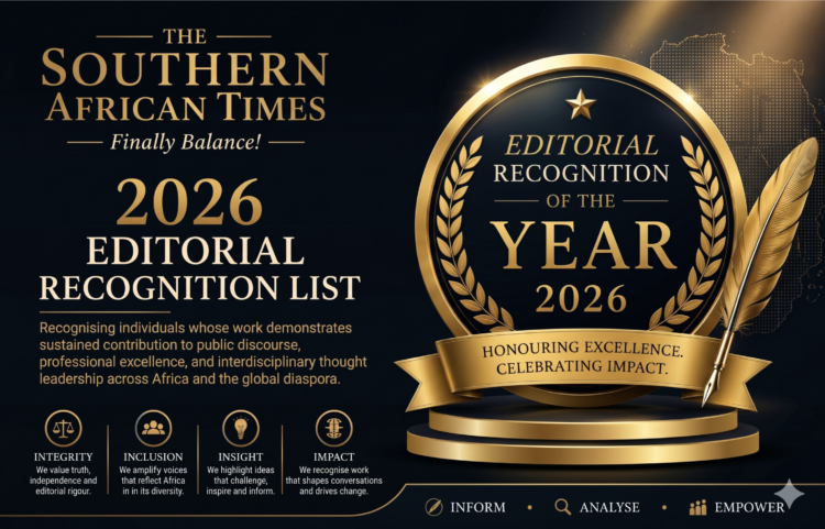The Southern African Times Announces 2026 Editorial Recognition List (Shortlist Phase)